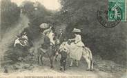 78 Yveline CPA FRANCE   78   "Saint Germain en Laye, la Promenade à ânes dans la forêt"