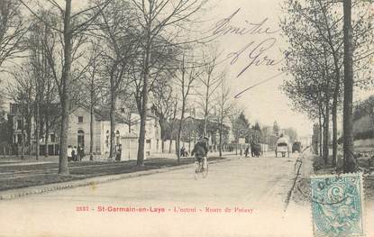 CPA FRANCE   78   "Saint Germain en Laye, la Route de Poissy"