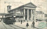 78 Yveline CPA FRANCE   78   "Saint Germain en Laye, la place du chateau, l'Eglise" / TRAMWAY