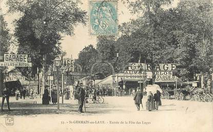 CPA FRANCE   78   "Saint Germain en Laye, entrée de la Fête des Loges"