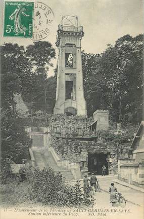 CPA FRANCE   78   "Saint Germain en Laye, l'ascenseur de la Terrasse"