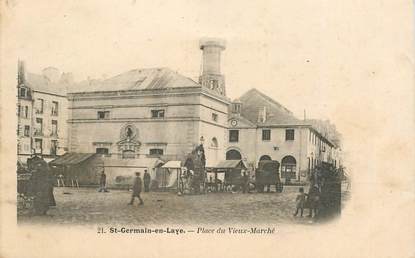 CPA FRANCE   78   "Saint Germain en Laye, Place du vieux marché"