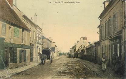 CPA FRANCE   78  "Trappes, la grande rue"