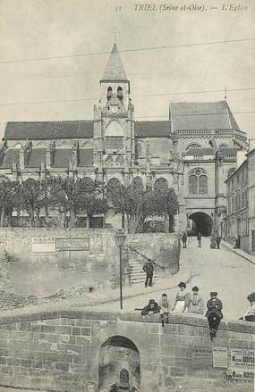 CPA FRANCE   78  "Triel sur seine, l'Eglise"