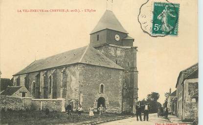 CPA FRANCE   78  "La Villeneuve en chevrie, l'Eglise"