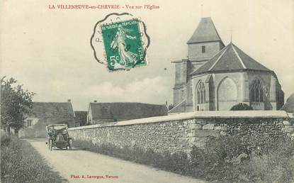 CPA FRANCE   78  "La Villeneuve en chevrie,  l'Eglise"