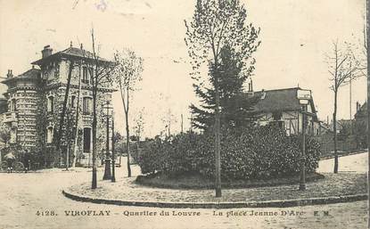 CPA FRANCE   78  "Viroflay, le quartier du Louvre, la Place Jeanne d'Arc"