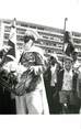 Algerie CPSM ALGERIE "Alger, les évenements de mai 1958, devant le Forum, délégation de Bou Saâda"