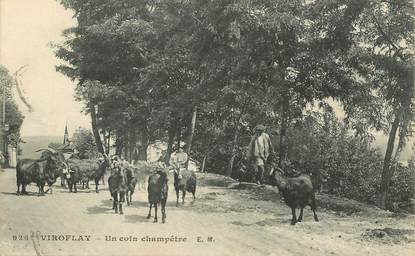 CPA FRANCE   78  "Viroflay, un coin champêtre" / CHÈVRE 