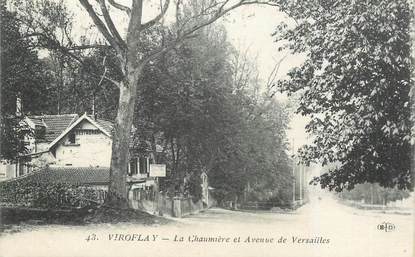 CPA FRANCE   78  "Viroflay, la chaumière et avenue de Versailles"