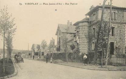 CPA FRANCE   78  "Viroflay, Place Jeanne d'Arc et rue Pasteur"