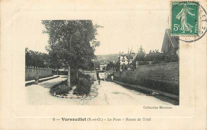 CPA FRANCE   78  "Vernouillet, la route de Triel"