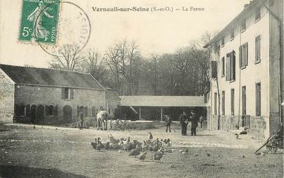 CPA FRANCE   78  "Verneuil sur Seine, la Ferme"