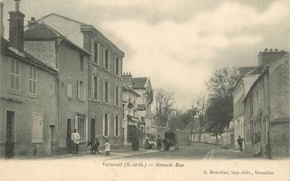 CPA FRANCE   78  "Verneuil sur Seine, la grande rue"