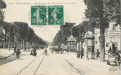 CPA FRANCE   78  "Versailles, perspective du boulevard de la Reine"