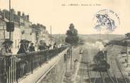 87 Haute Vienne CPA FRANCE 87 "Limoges, avenue de la gare " / TRAIN