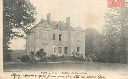 CPA FRANCE 28 "Soizé, chateau du Grand Parc"