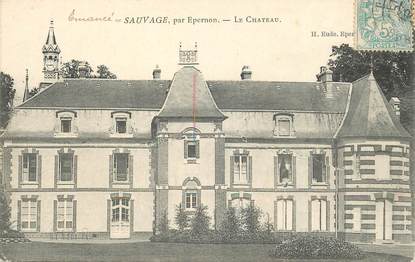 CPA FRANCE 28 "Sauvage par Epernon, le Chateau"
