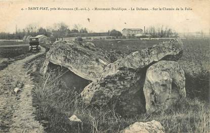 CPA FRANCE 28 "Saint Piat, près de Maintenon, le dolmen"