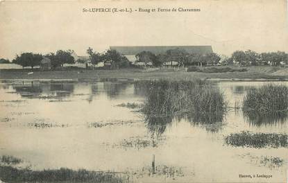 CPA FRANCE 28 "Saint Luperce, Etang et Ferme de Chavannes"