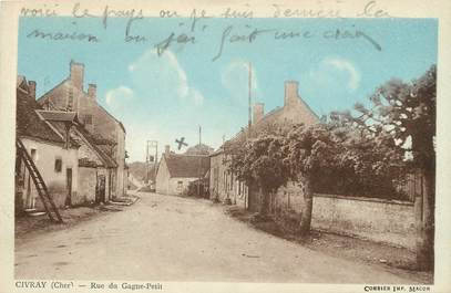 CPA FRANCE 18 "Civray, rue du Gagne Petit"