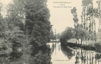 CPA FRANCE 28 "Saint Rémy sur Avre, vue prise du vieux pont"