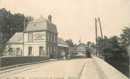 28 Eure Et Loir CPA FRANCE 28 "Thivars, le pont et l'arrêt du tramway, Restaurant Au Rendez vous des pêcheurs"