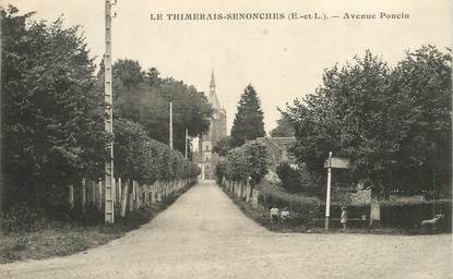 CPA FRANCE 28 "Le Thimerais Senonches, avenue Poucin"