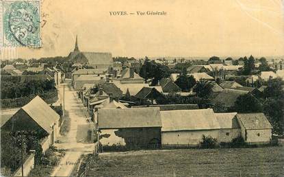 CPA FRANCE 28 "Voves, vue générale"