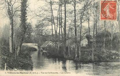 CPA FRANCE 28 "Villiers le Morhier, vue sur la Drouette, les lavoirs"