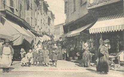 CPA FRANCE 87 "Limoges, rue de la Boucherie"