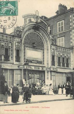 CPA FRANCE 87 "Limoges , le casino"
