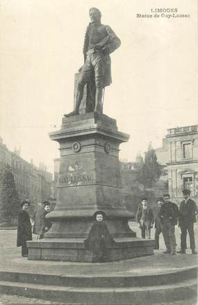 CPA FRANCE 87 "Limoges , la statue de Gay Lussac"