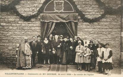 CPA FRANCE 38 "Villefontaine, centenaire de Mme Bourde, 1930"