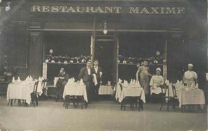 CARTE PHOTO FRANCE 75008 "Paris, rue Saint Louis" / RESTAURANT