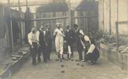 75 Pari CARTE PHOTO FRANCE 75003 "Paris, le boulevard Saint Martin, jeu de boules"