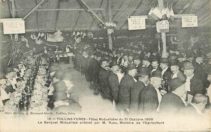 CPA FRANCE 38 "Tullins, 1909,  Fêtes mutualistes" 