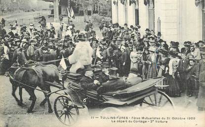  CPA  FRANCE 38 "Tullins, 1909,  Fêtes mutualistes" 