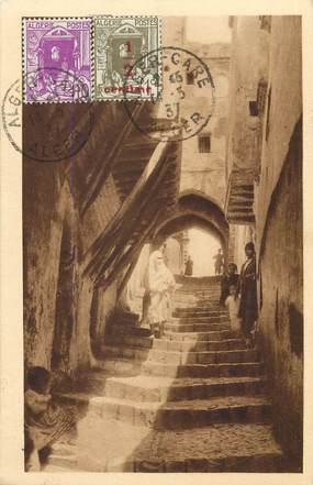 CPA ALGERIE  "Alger, une rue de la Kasbah"