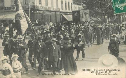 CPA FRANCE 38 "Vienne, congrès eucharistique, 1912"