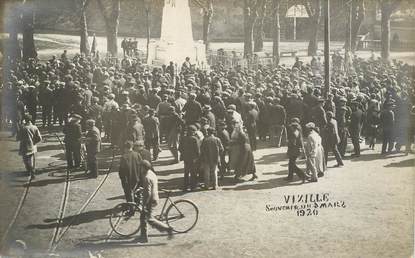 CARTE PHOTO FRANCE 38 "Vizille, 1920"