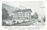 38 Isere CPA FRANCE 38 "Uriage les Bains, Hotel des Alberges, 1909"