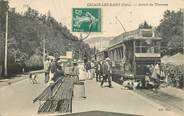 38 Isere CPA FRANCE 38 "Uriage les Bains, arrivée du Tramway"