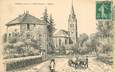 CPA FRANCE 38 "Thodure, Hotel Poncet, Eglise"