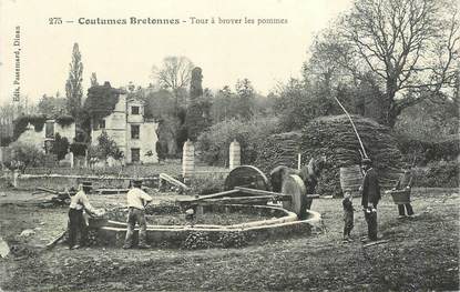 CPA FRANCE 29 "Coutumes bretonnes"