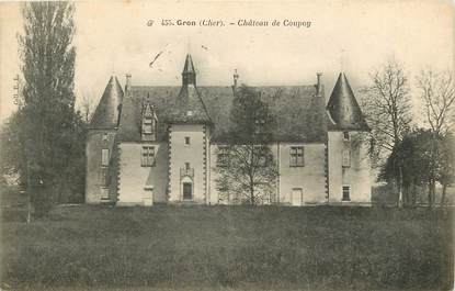 CPA FRANCE 18 "Gron, Château de Coupoy"