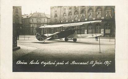 CARTE PHOTO FRANCE 54 "Nancy,  aviation, avion de chasse allemand, 1917"