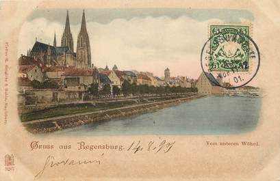 CPA ALLEMAGNE "Gruss aus Regensburg"