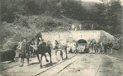  CPA FRANCE 54 "Ludres, la sortie de la Mine"