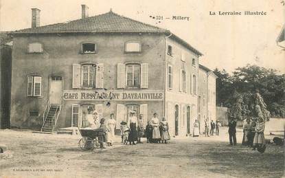  CPA FRANCE 54 "Millery, café restaurant Davrainville"